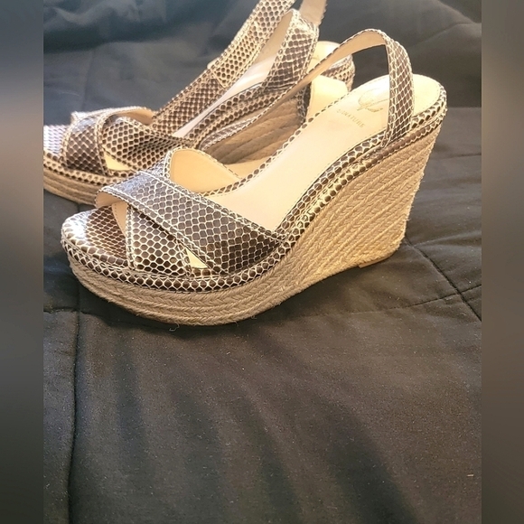 Women's Vero Cucio wedge size 7.5 - Picture 2 of 3